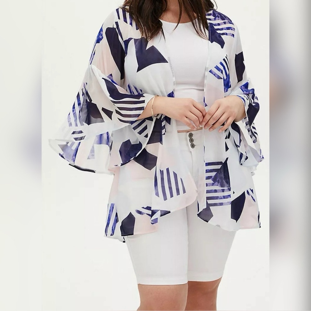 Torrid Geo Kimono 🤍